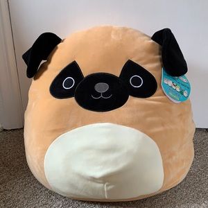 squishmallow 16” prince the pug